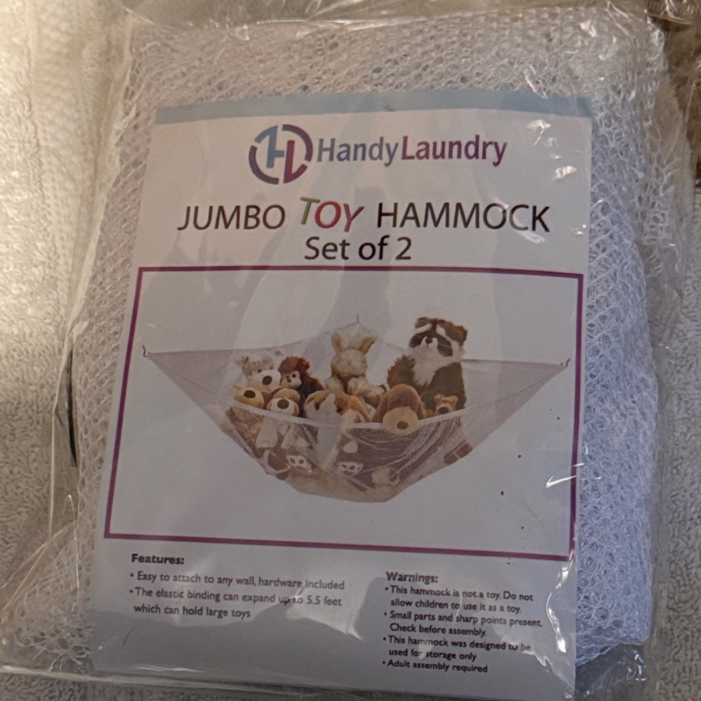 Laundry By Shelli Segal White Jumbo Toy Hammock Set